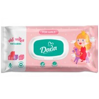 Дитячі вологі серветки для дівчаток Dada for Girls, 120 шт
